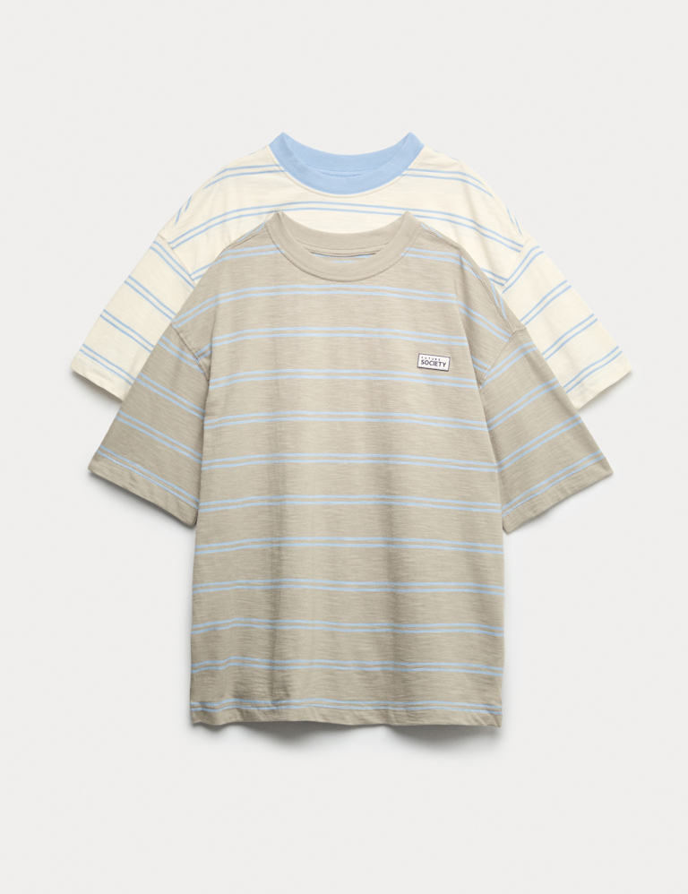 2 Pack Pure Cotton Tops (6-16 Yrs) 2 Pack Pure Cotton Tops (6-16 Yrs)