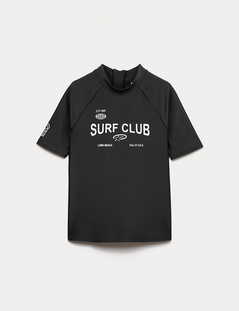 Surf Club’ Slogan Rash Vest (6-16 Yrs)