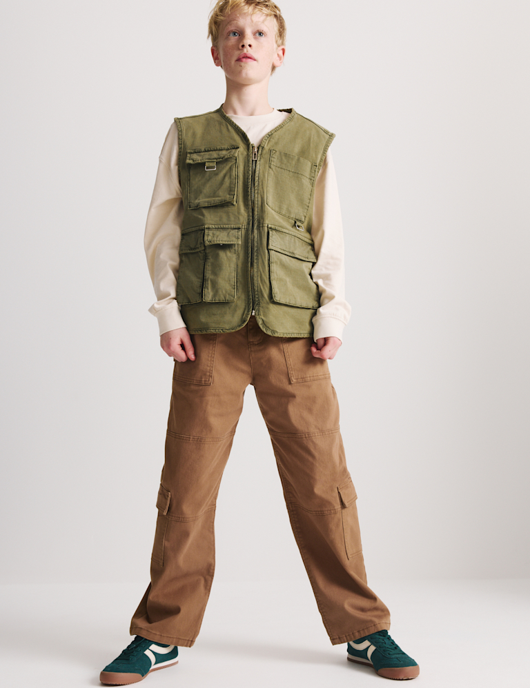 Cotton Rich Cargo Trousers (6-16 Yrs) Cotton Rich Cargo Trousers (6-16 Yrs)
