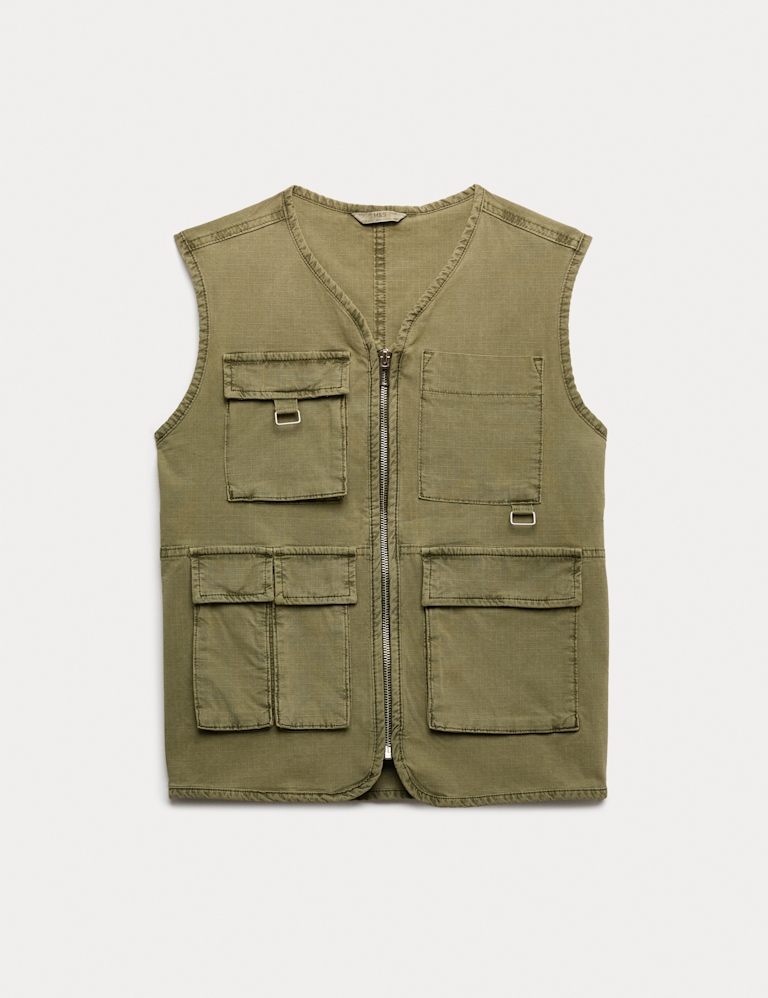 Cotton Rich Fisherman Utility Gilet (6-16 Yrs)