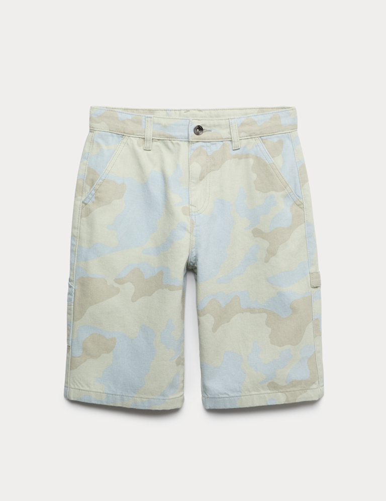 Denim Camouflage Shorts (6-16 Yrs)