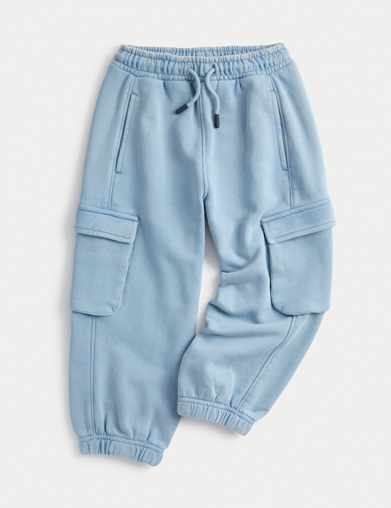 Pure Cotton Cargo Joggers (2-10 Yrs) Pure Cotton Cargo Joggers (2-10 Yrs)