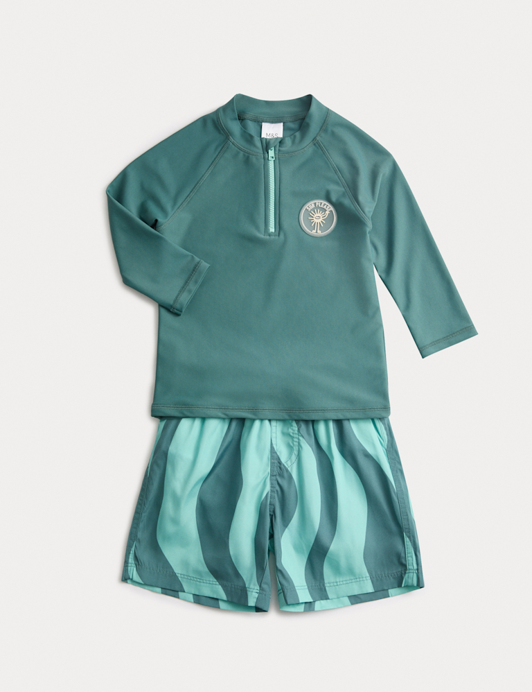 2pc Striped Swim Set (2-8 Yrs)