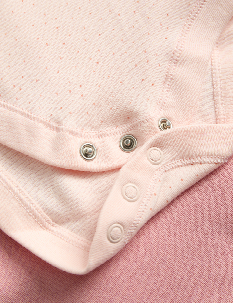 7 Pack Pure Cotton Bodysuits (7lbs-3 Yrs)