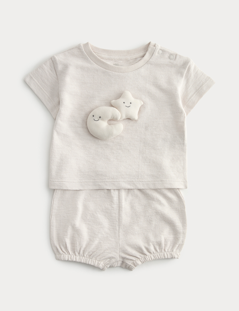 2 Piece Pure Cotton Little Monster Outfit (0-12 Mths) 2 Piece Pure Cotton Little Monster Outfit (0-12 Mths)