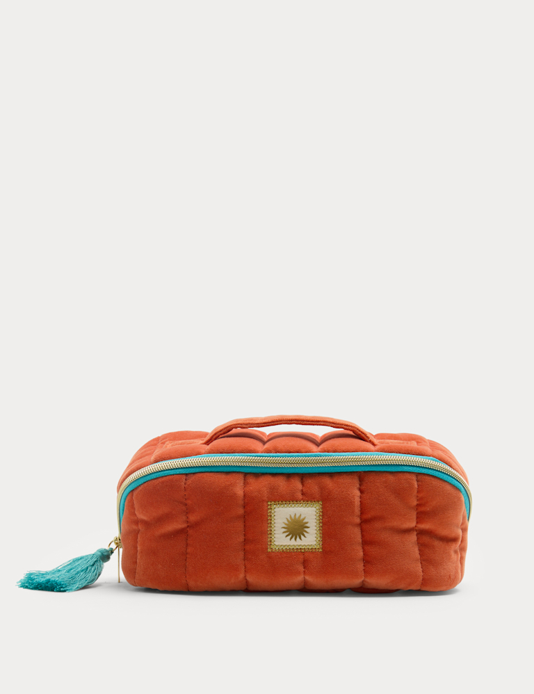 Velvet Wide Opening Bag