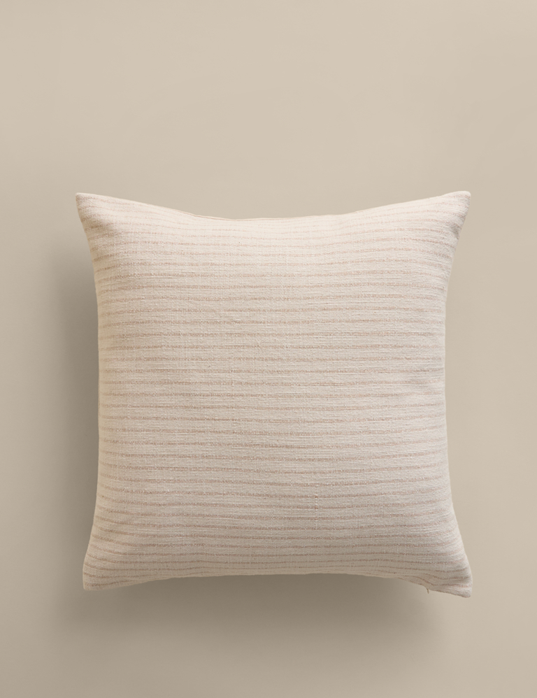Pure Cotton Woven Stripe Cushion Pure Cotton Woven Stripe Cushion