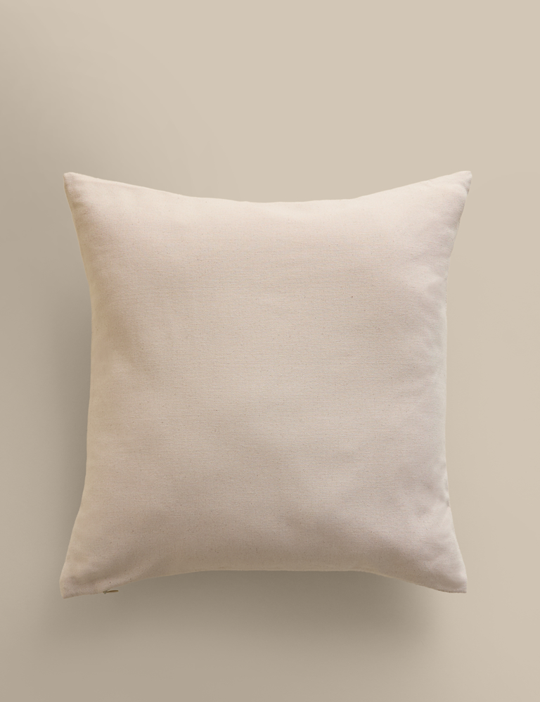 Pure Cotton Woven Stripe Cushion