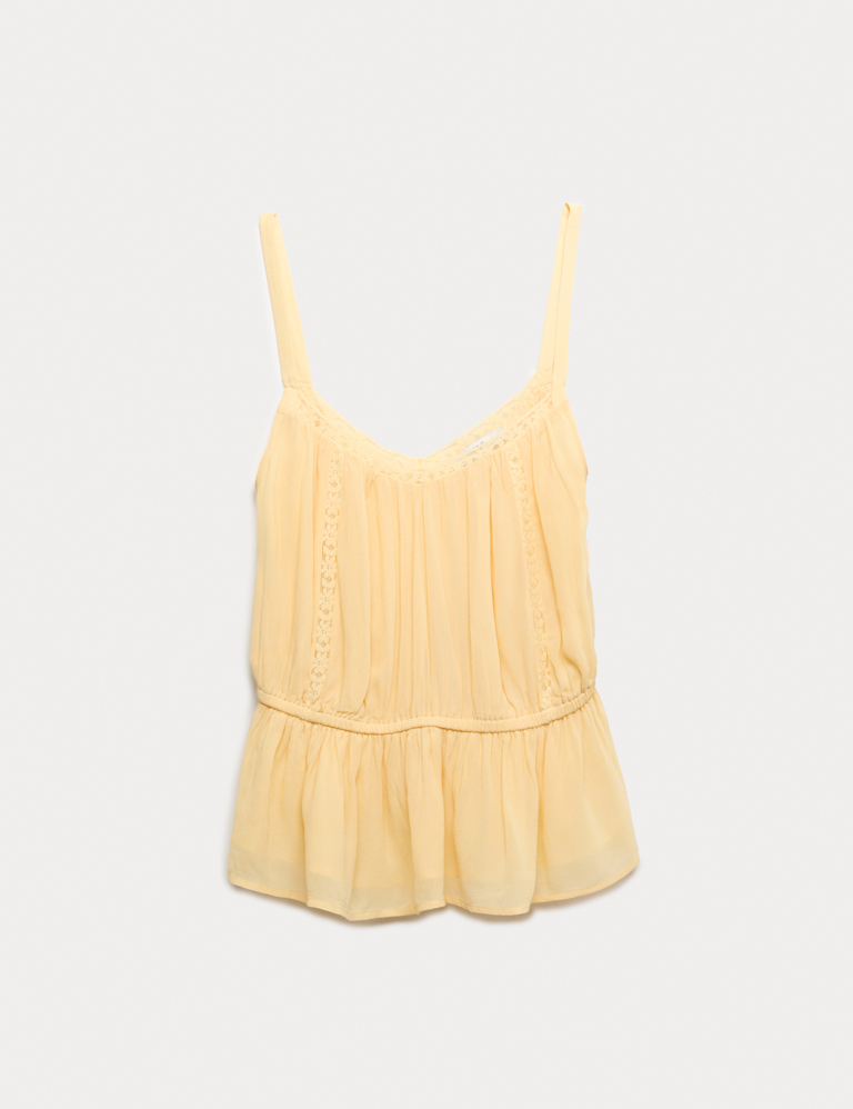 Lace Insert Cami Top