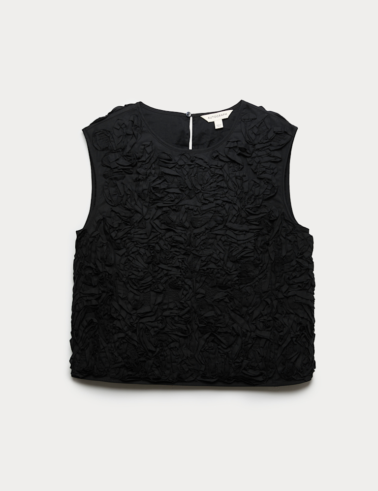 Pure Cotton Textured Shell Top