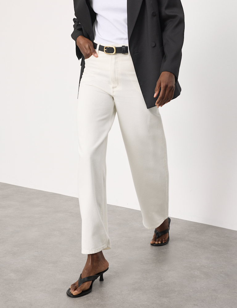 High Waisted Wide Leg Jeans