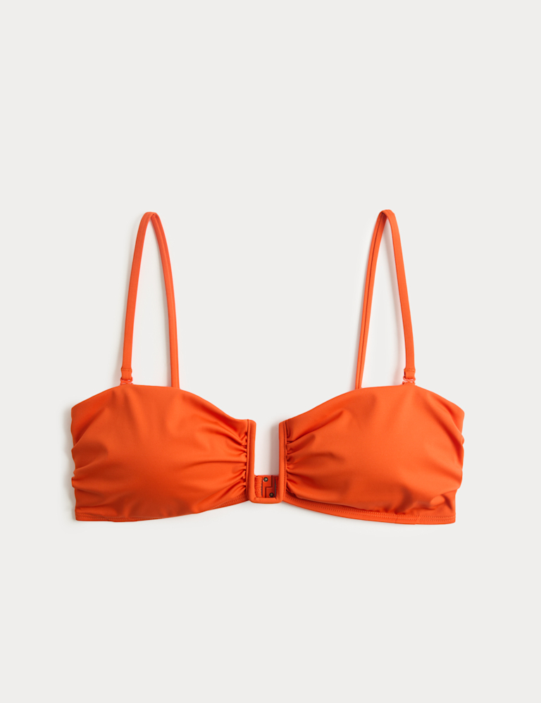 Padded U-Notch Bandeau Bikini Top