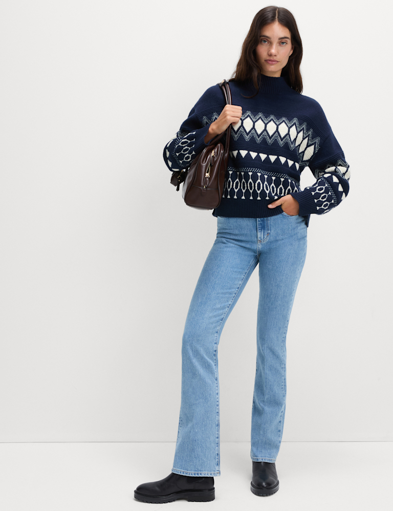Premium Mid-Rise Bootflare Jeans