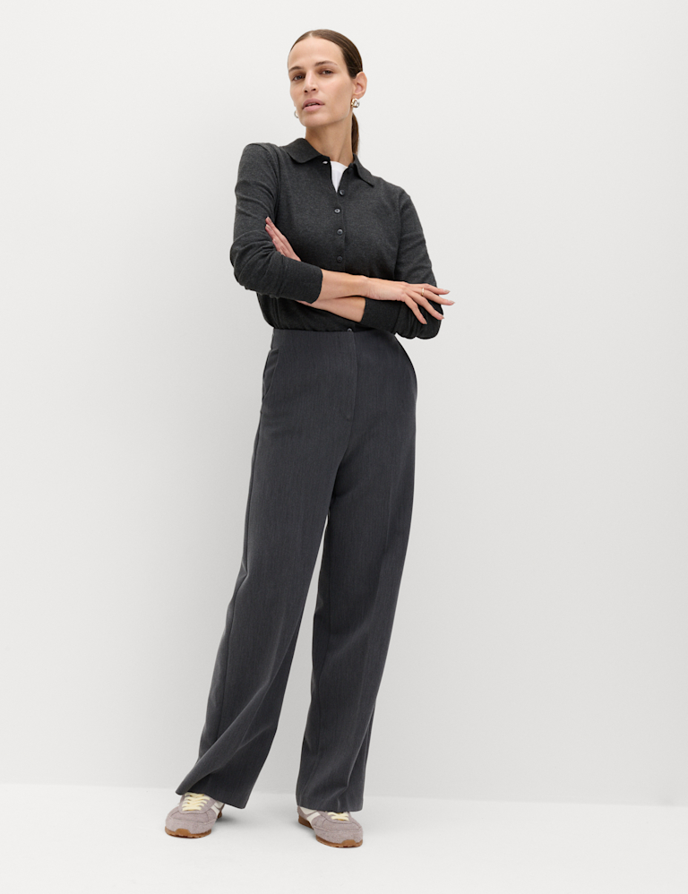 Tailored Relaxed Straight Leg Trousers Tailored Relaxed Straight Leg Trousers