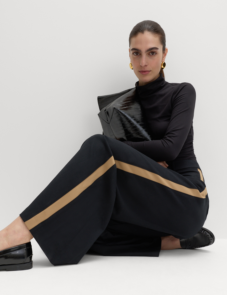 Side Stripe Wide Leg Trousers Side Stripe Wide Leg Trousers