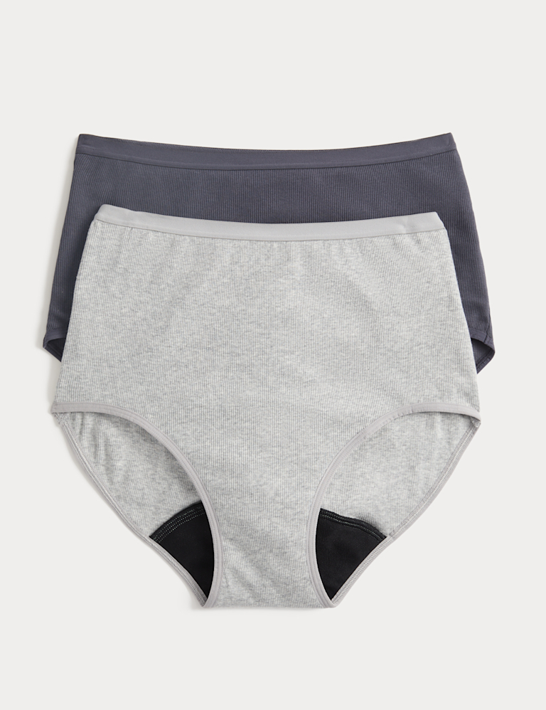 2 Pack Heavy Absorbency Period Full Briefs