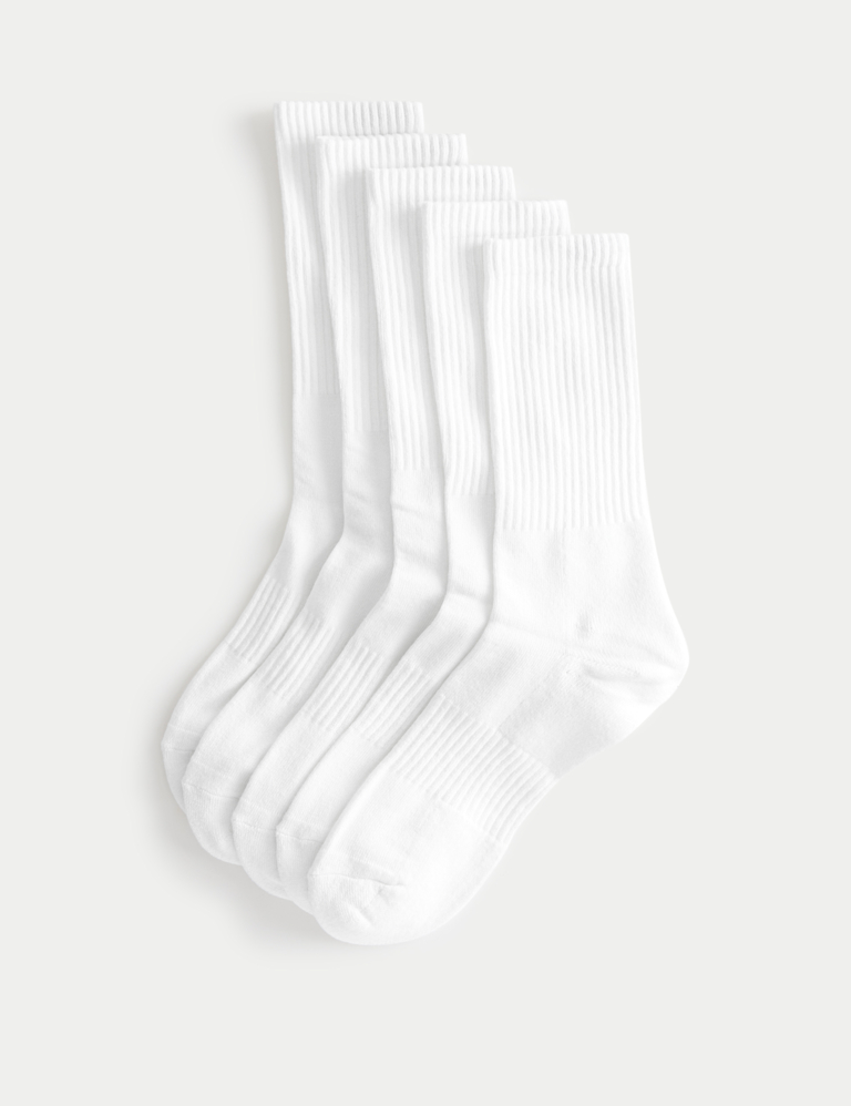 5 Pack Cool & Fresh™ Cotton Rich Sports Socks
