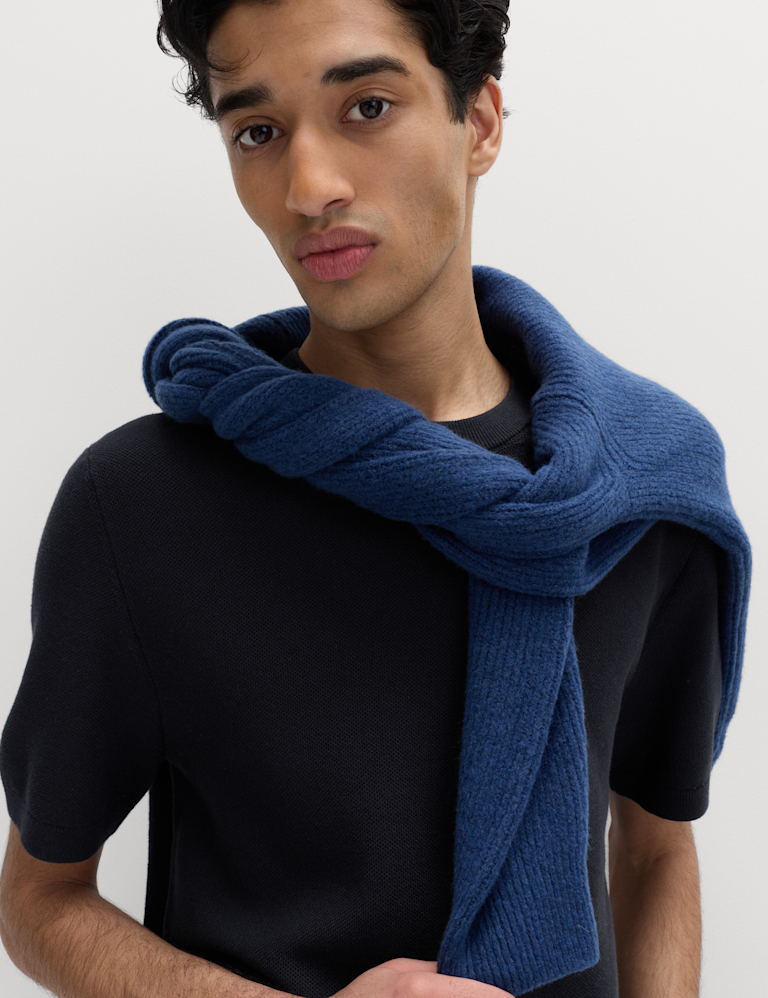 Cotton Rich Textured Knitted T-Shirt
