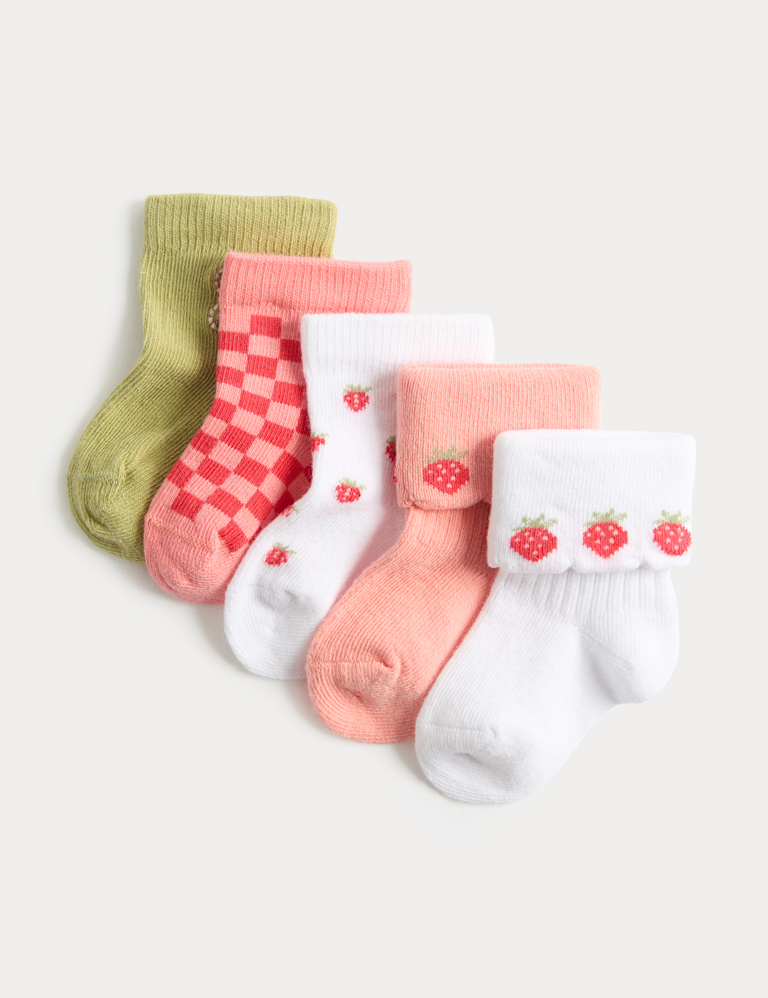 5 Pack Cotton Rich Country Crew Baby Socks