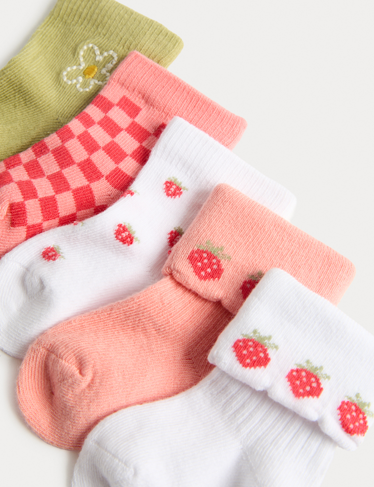 5 Pack Cotton Rich Country Crew Baby Socks