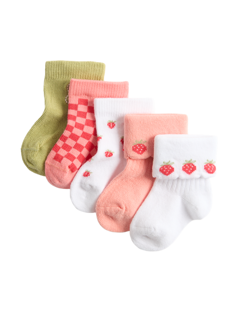 5 Pack Cotton Rich Country Crew Baby Socks