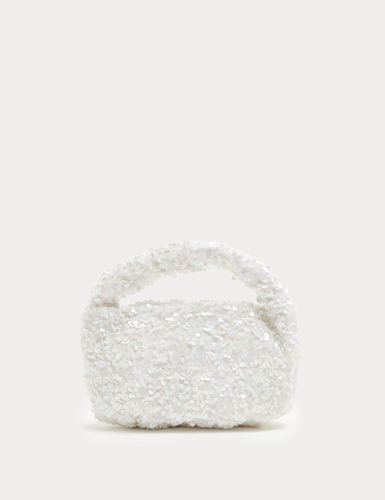Sequin Hand Held Bag