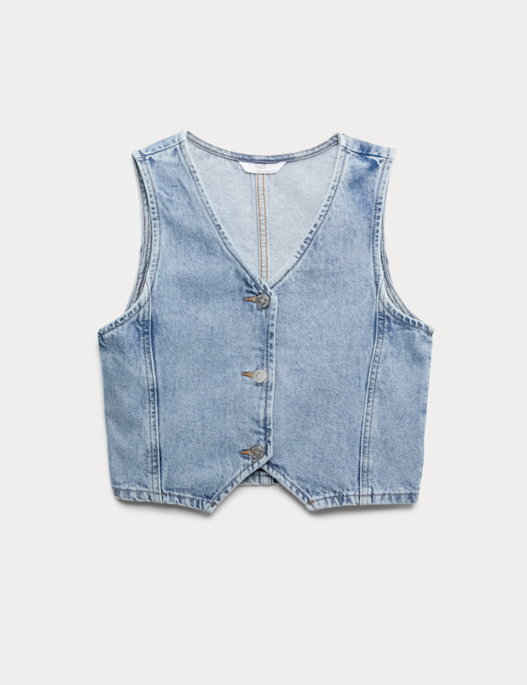 Denim Gilet Vest (6-16 Yrs)
