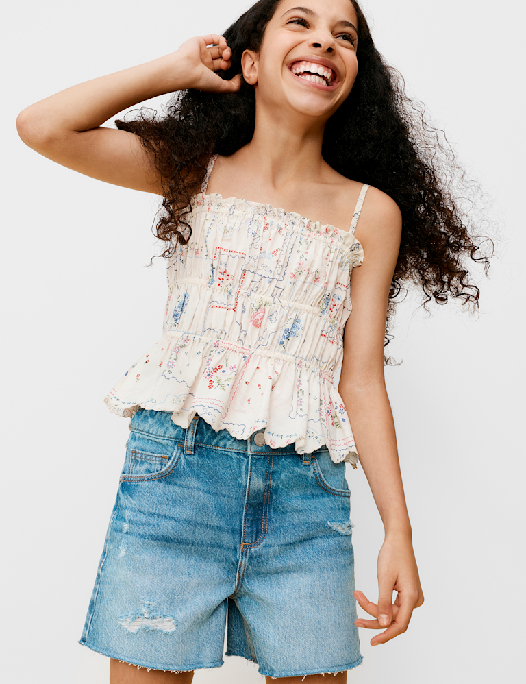 Denim Bermuda Shorts (6-16 Yrs)