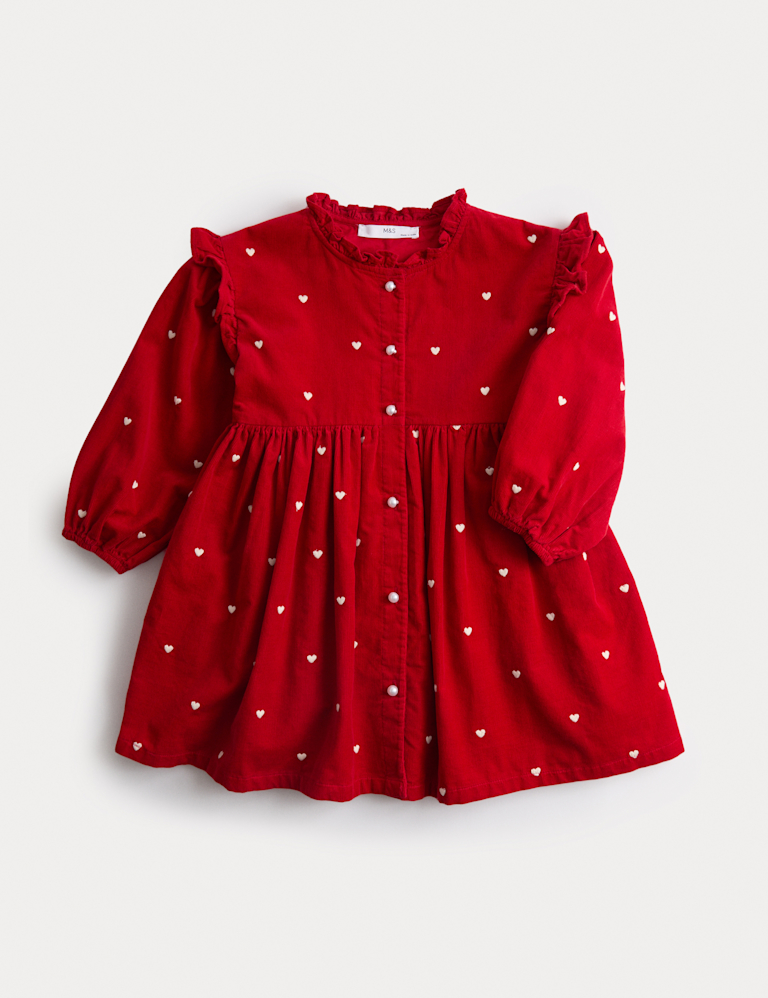 Pure Cotton Corduroy Dress (1-8 Yrs) Pure Cotton Corduroy Dress (1-8 Yrs)