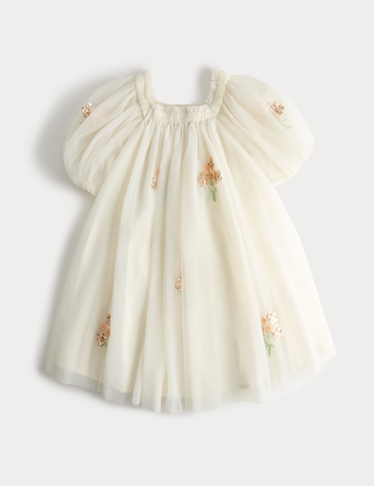 Sequin Floral Dress (2-16 Yrs) Sequin Floral Dress (2-16 Yrs)