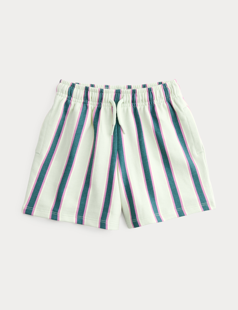 Cotton Rich Striped Shorts (2-8 Yrs)