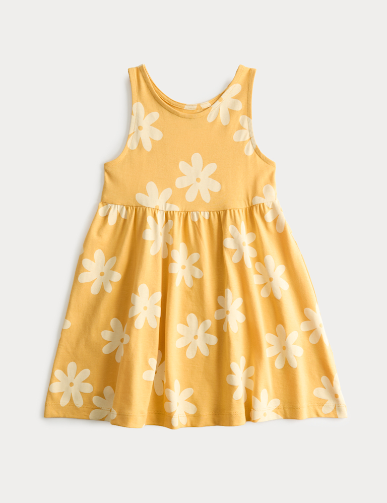 Pure Cotton Sleeveless Dress (2-8 Yrs) Pure Cotton Sleeveless Dress (2-8 Yrs)