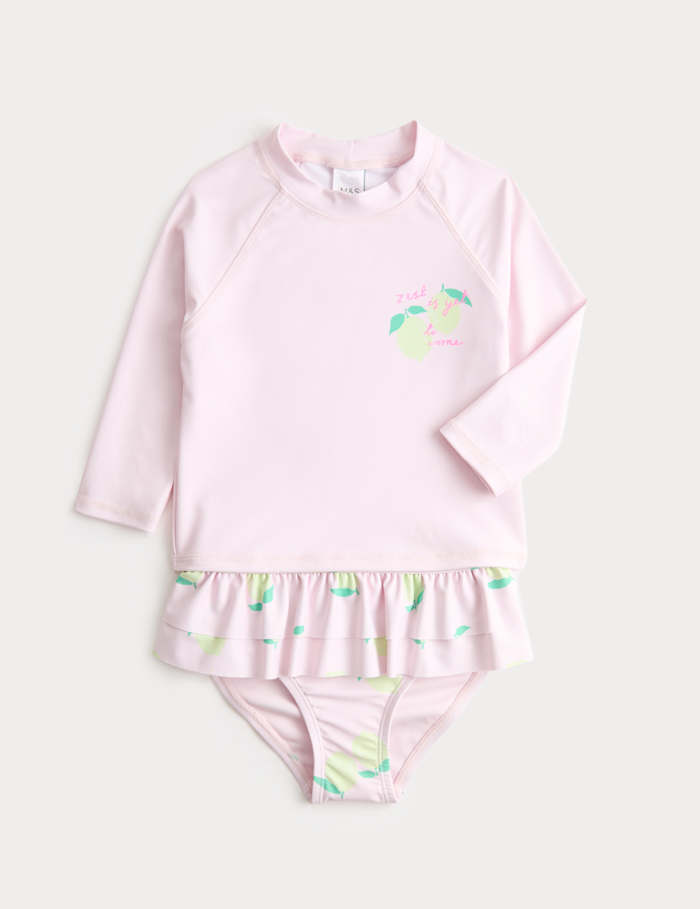 2 Piece Lemon Zest Swim Set (2-8 Yrs) 2 Piece Lemon Zest Swim Set (2-8 Yrs)