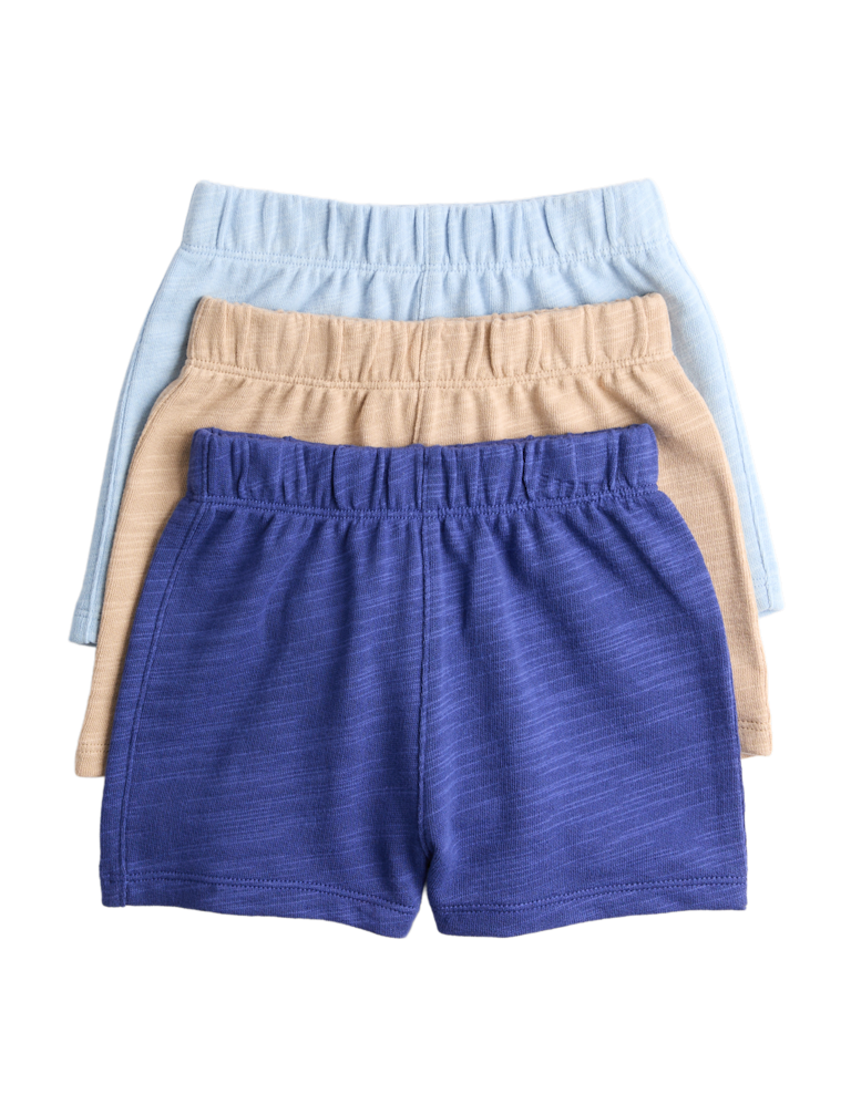 3 Pack Pure Cotton Shorts (0-5 Yrs)