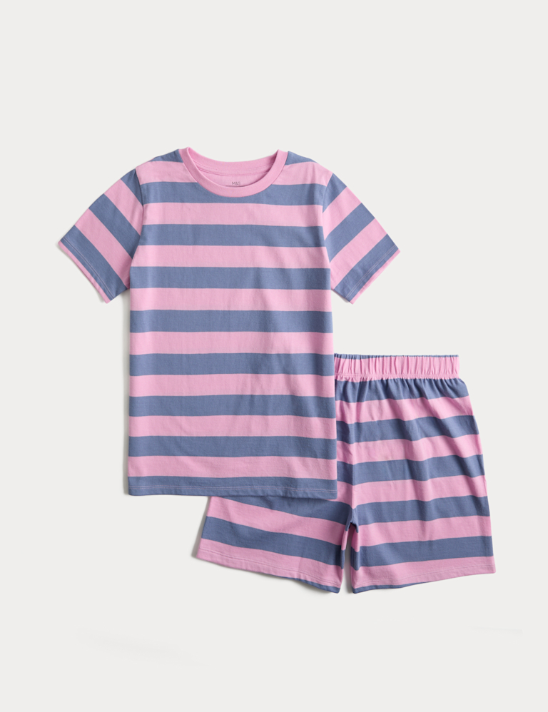 Kids’ Pure Cotton Striped Short Pyjamas (1-16 Yrs)