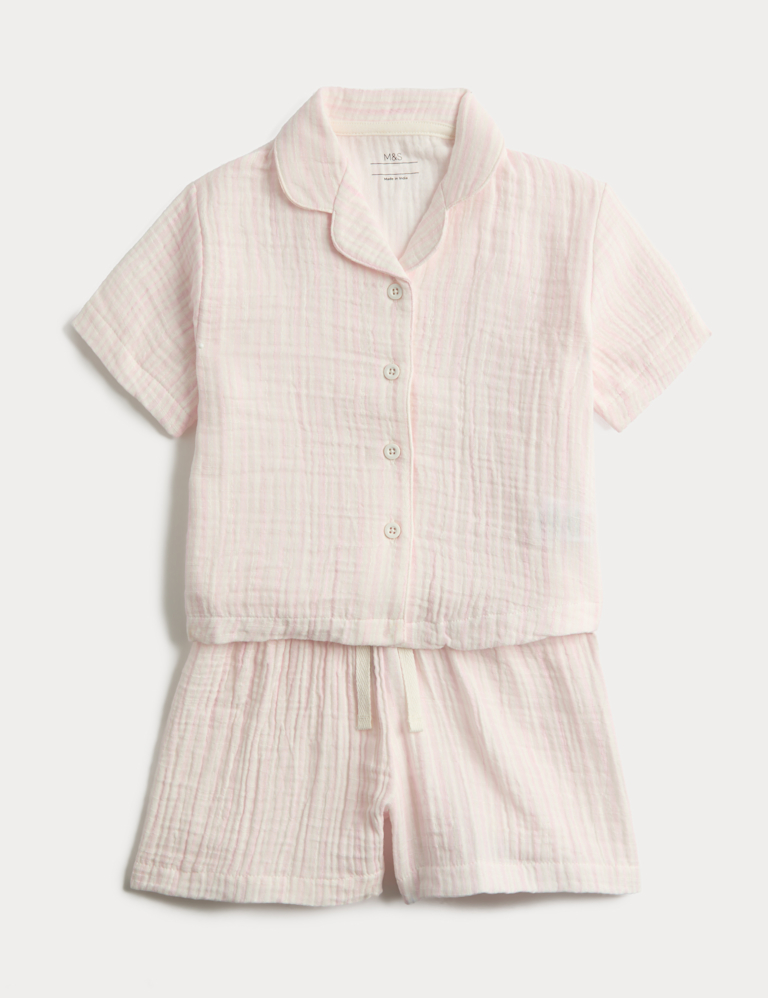 Pure Cotton Striped Pyjamas (9 Mths – 8 Yrs)