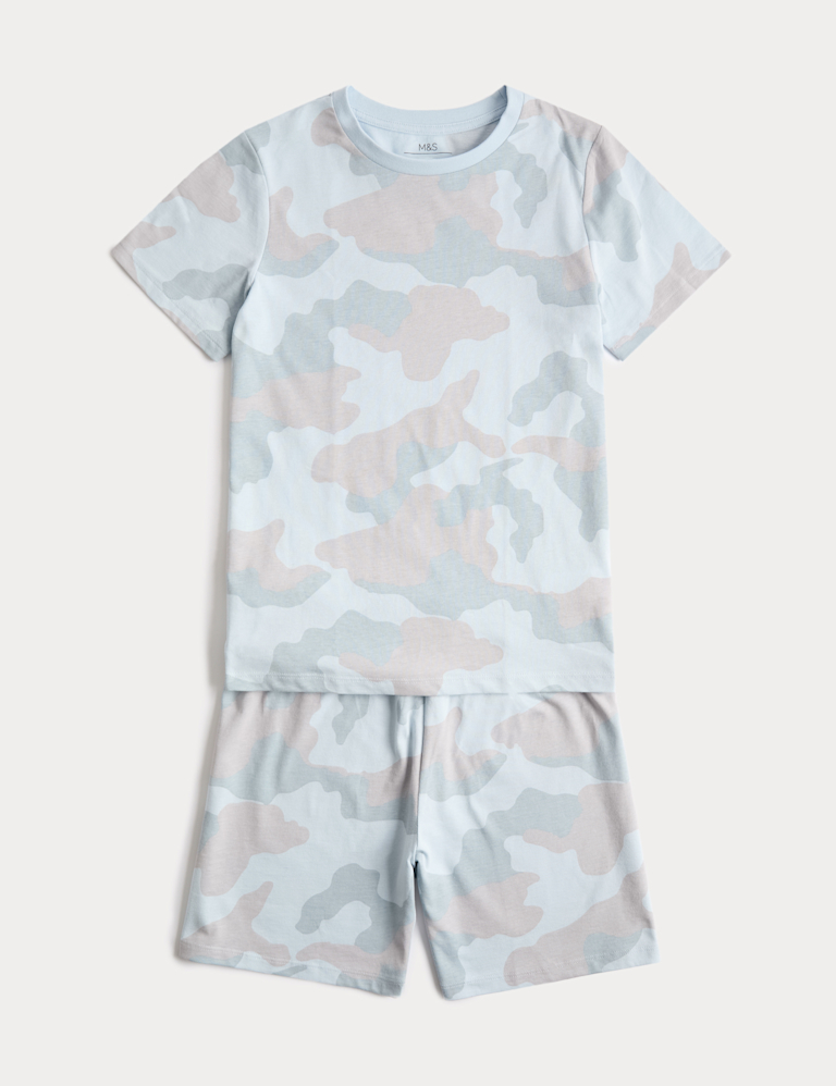Camouflage Patterned Short Pyjamas (1-16 Yrs)