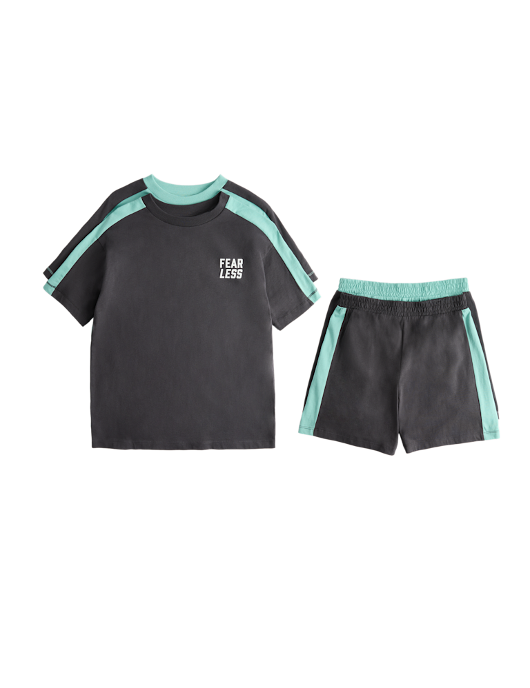 2 Pack Pure Cotton Fear Less Pyjama Sets (6-16 Years)