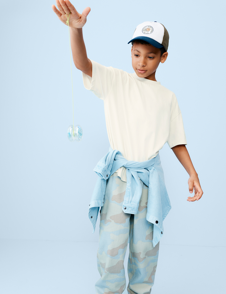Baggy Fit Denim Camouflage Jeans (2-16 Yrs)