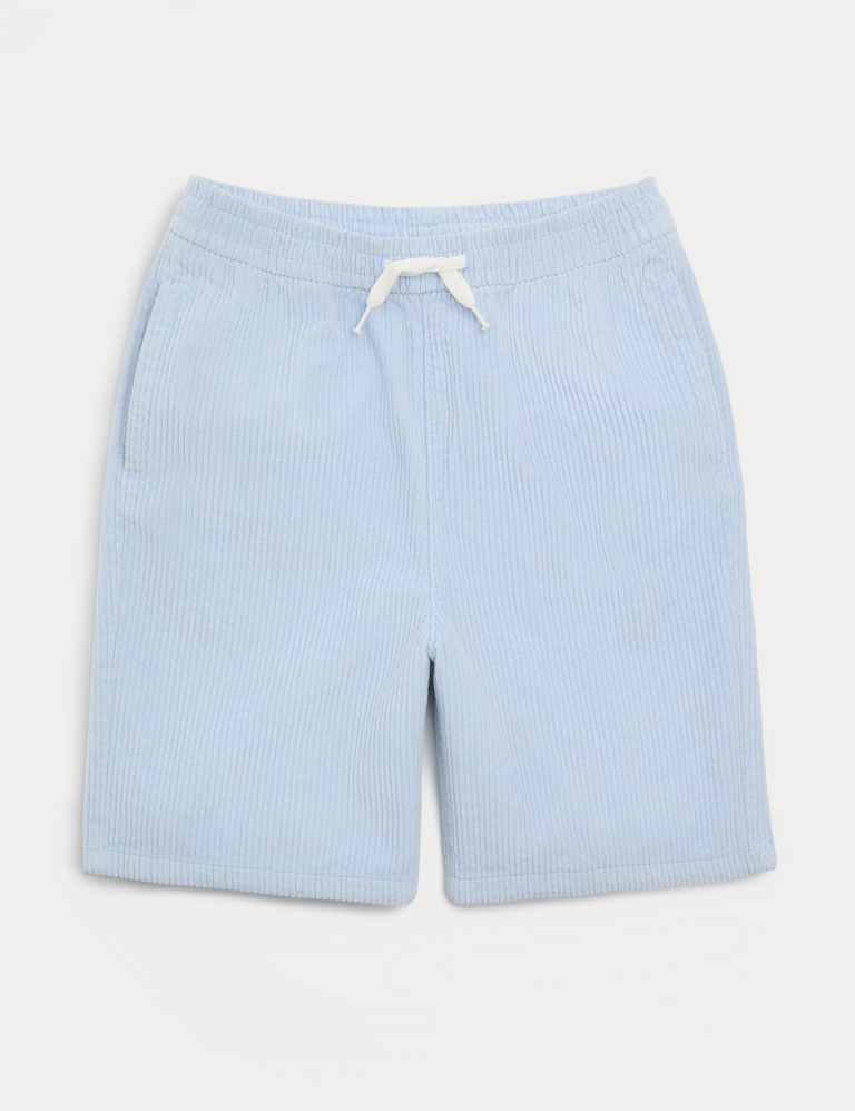 Pure Cotton Corduroy Shorts (6-16 Yrs)
