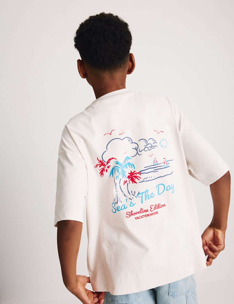 Pure Cotton Graphic T-Shirt (6-16 Yrs) Pure Cotton Graphic T-Shirt (6-16 Yrs)