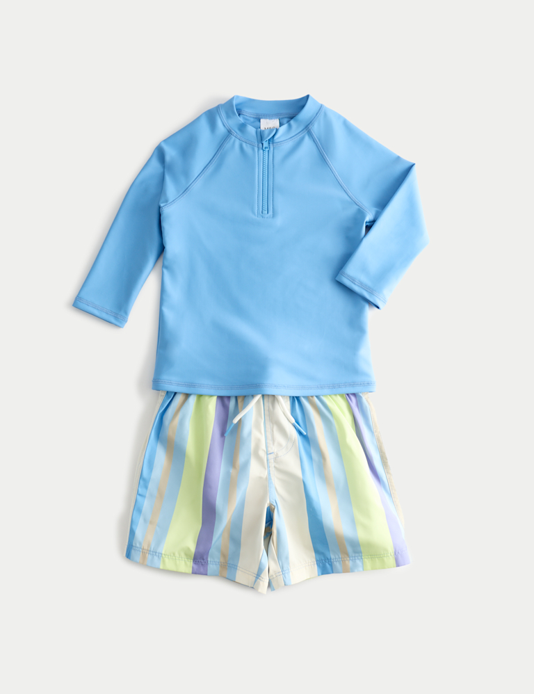 2 Piece Striped Swim Set (2-8 Yrs)