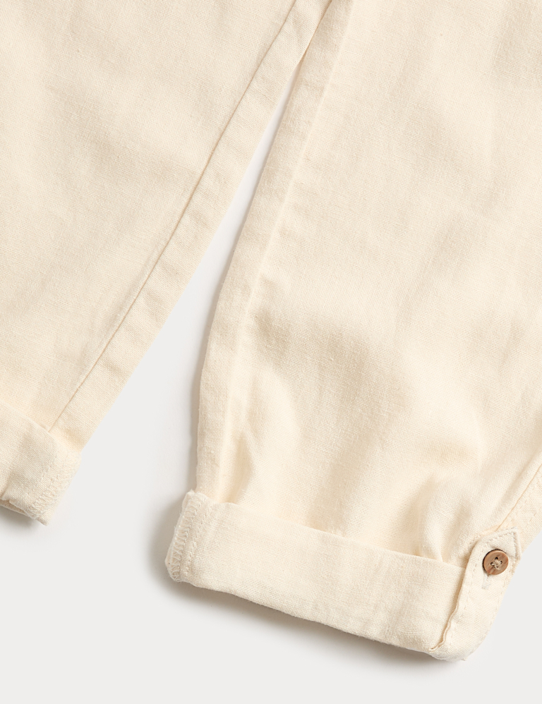 Linen Rich Trousers (2-8 Yrs)