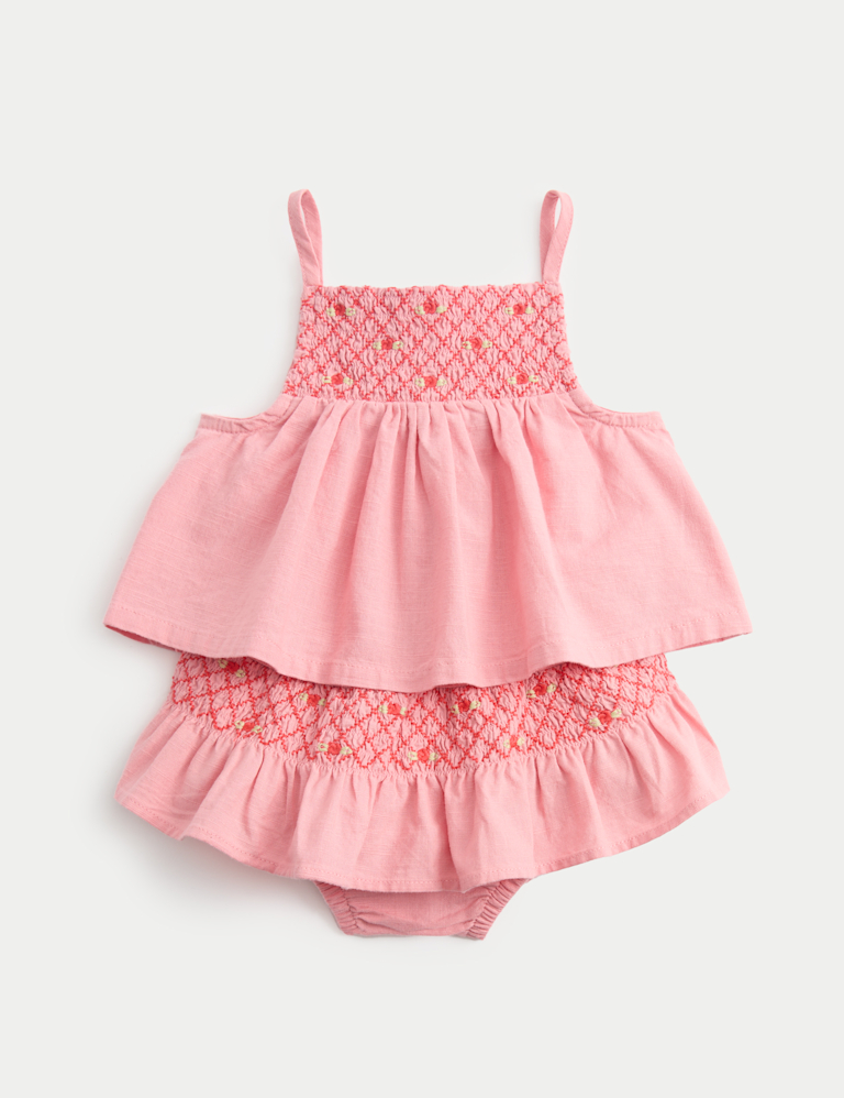 2 Piece Pure Cotton Top & Bottom Outfit (0- 18 Mths)