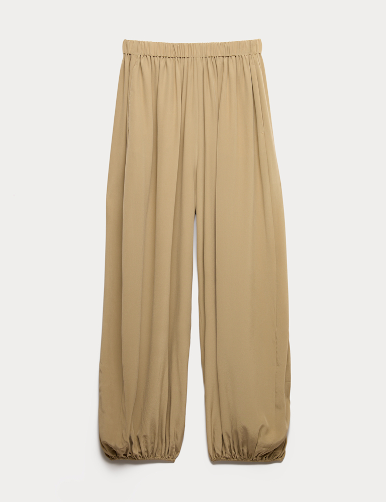 Pure Silk Balloon Trousers
