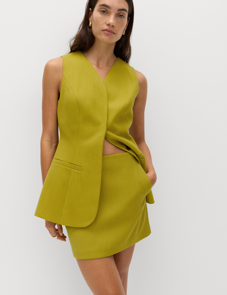 Straight Mini A-Line Skirt Straight Mini A-Line Skirt
