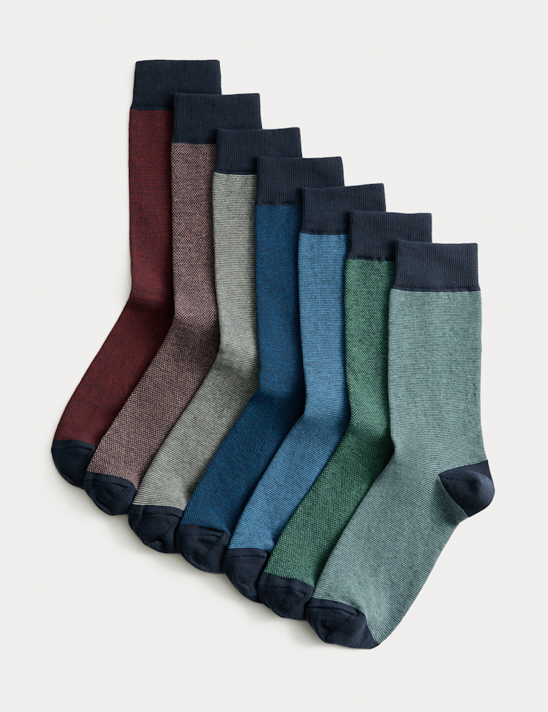 7 Pack Cool & Fresh™ Cotton Rich Socks 7 Pack Cool & Fresh™ Cotton Rich Socks