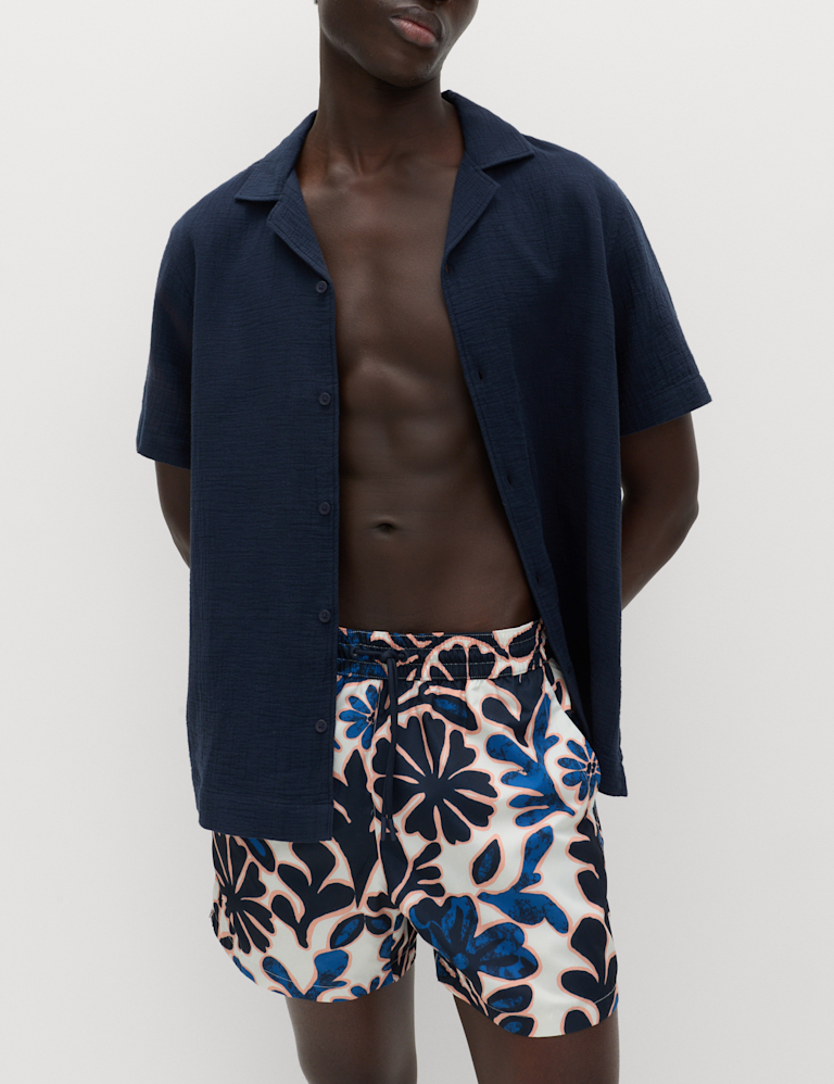 Quick Dry Floral Print Swim Shorts Quick Dry Floral Print Swim Shorts