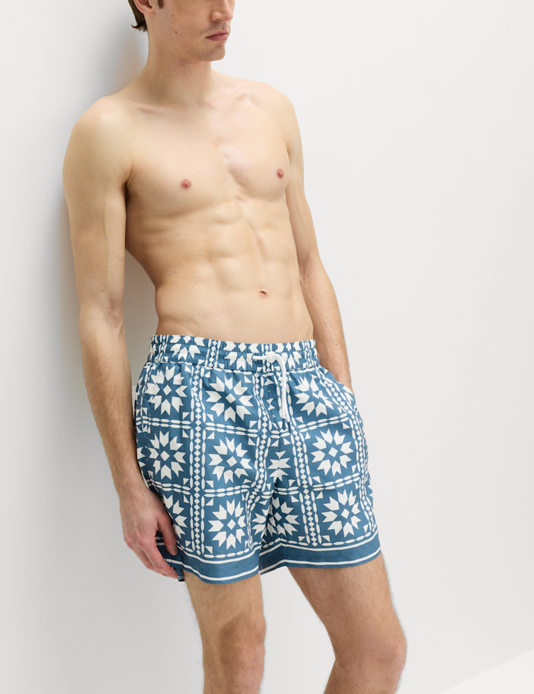 Quick Dry Printed Swim Shorts Quick Dry Printed Swim Shorts