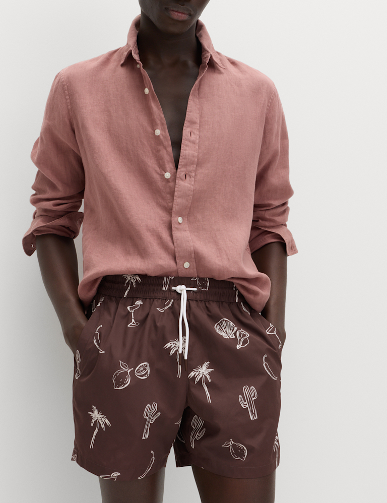Quick Dry Printed Swim Shorts Quick Dry Printed Swim Shorts